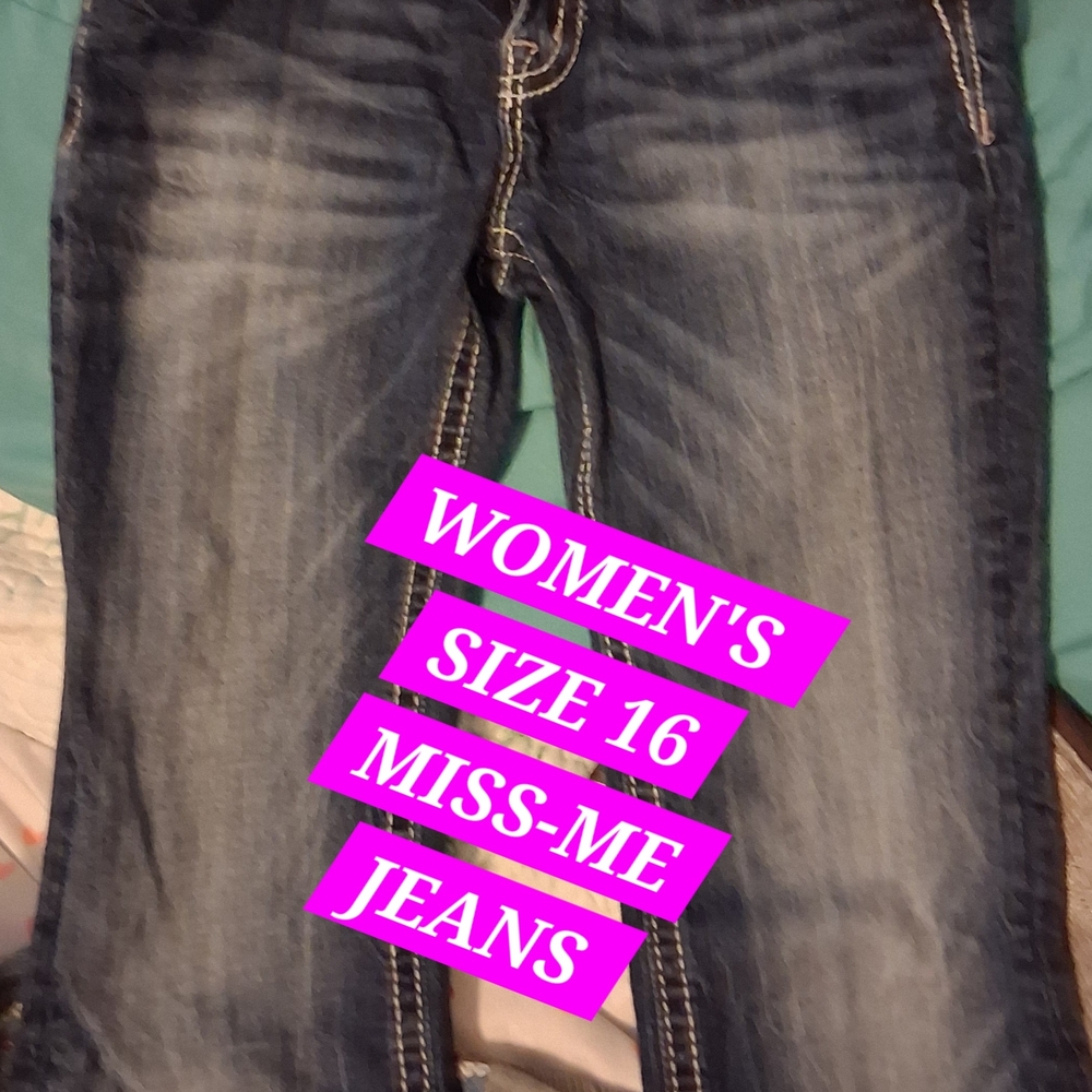 Miss Me Women's Dark Blue Boot Cut Jeans